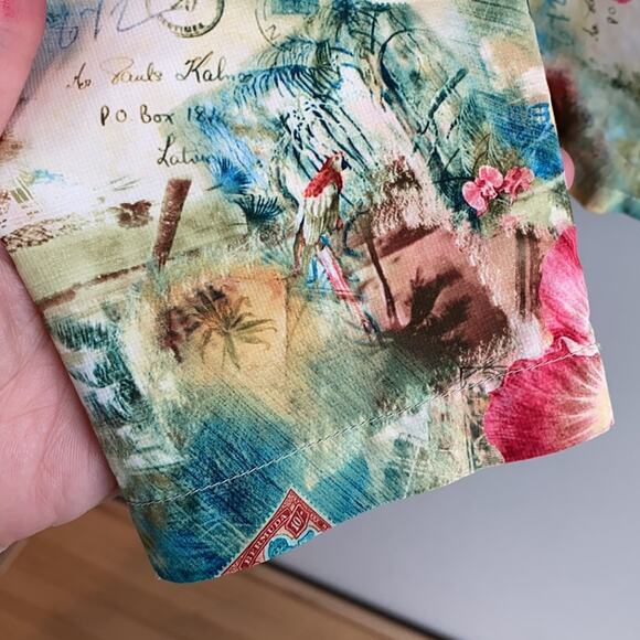 Coolibar Tropical Floral Button front shirt XS - Picture 4 of 7